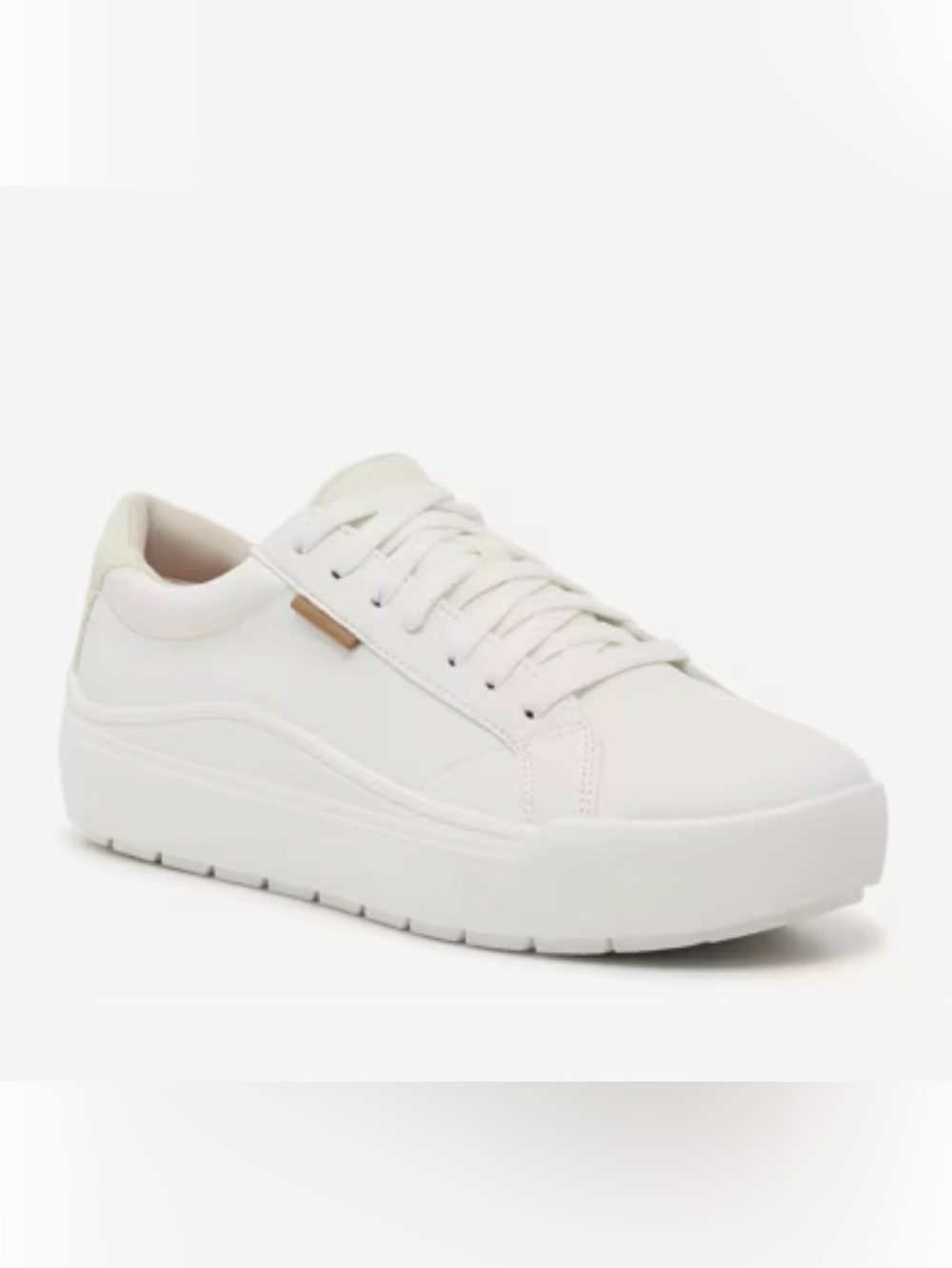 Dr. Scholl's Time Off Platform Sneaker - Women's Size 6 D White